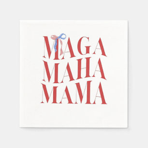 MAGA MAHA Mama Mothers Day Mum Make America Health Napkin