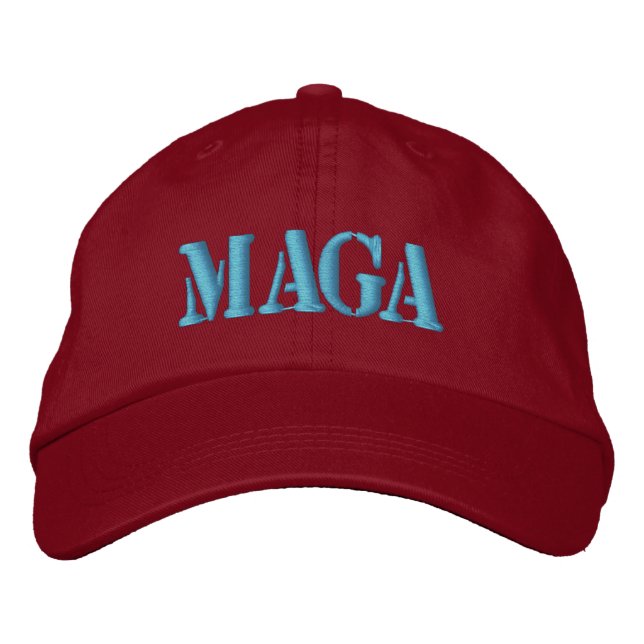 MAGA MAKE AMERICA GREAT AGAIN EMBROIDERED HAT (Front)