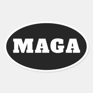 MAGA  Needs no description Oval Sticker