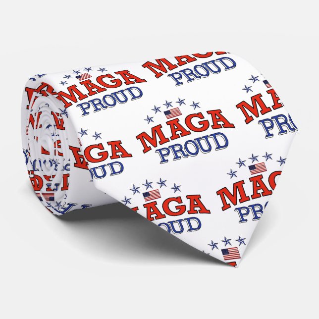 MAGA Proud LOL Neck Tie (Rolled)