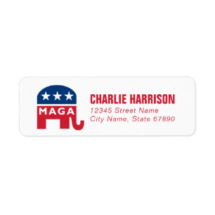 MAGA Return Address Label