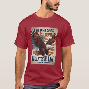 MAGA Save Country Law Patriotic Gift T-Shirt