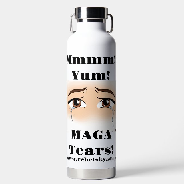 Maga Tears Insulated Water Bottle (Front)