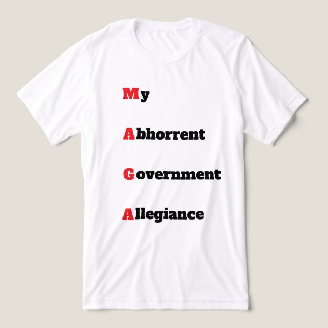 MAGA Tri-Blend Shirt (Design Front)
