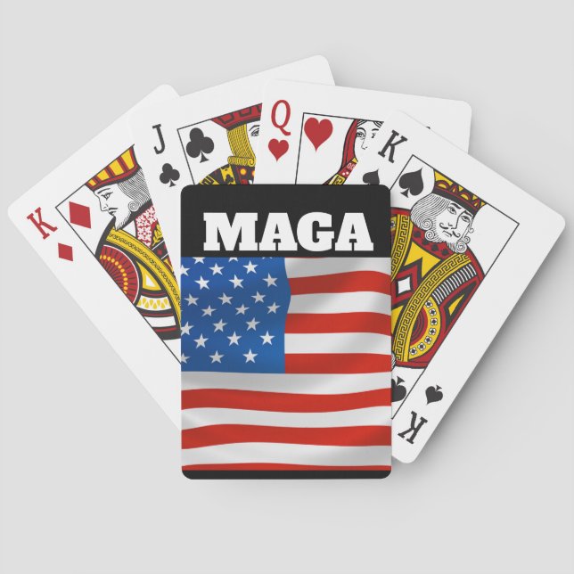 MAGA TRUMP poker playing cards (Back)