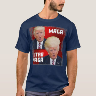 MAGA  Ultra MAGA Funny Trump  T-Shirt