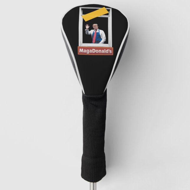MAGADonald's Trump 2024 Golf Head Cover (Front)