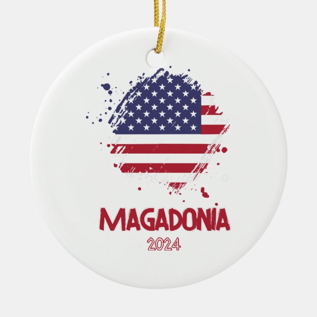MAGADONIA 2024  CERAMIC TREE DECORATION (Front)