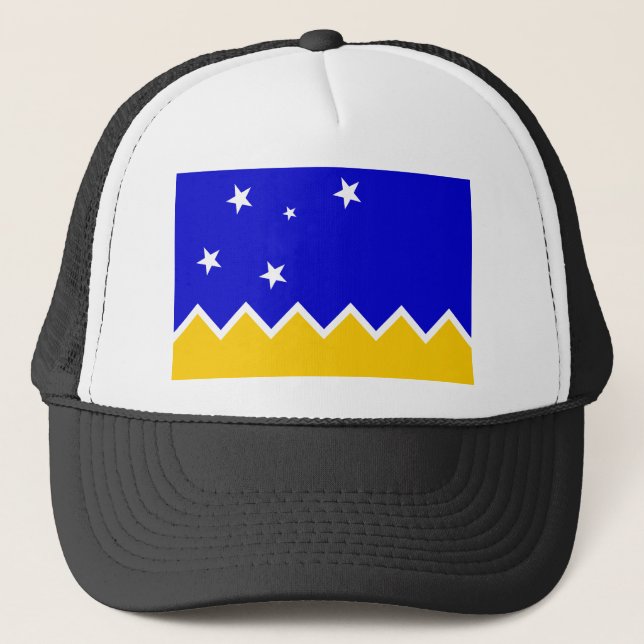 Magallanes, Chile, Antarctica flag Trucker Hat (Front)