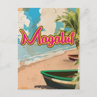 Magaluf Vintage vacation Poster Postcard
