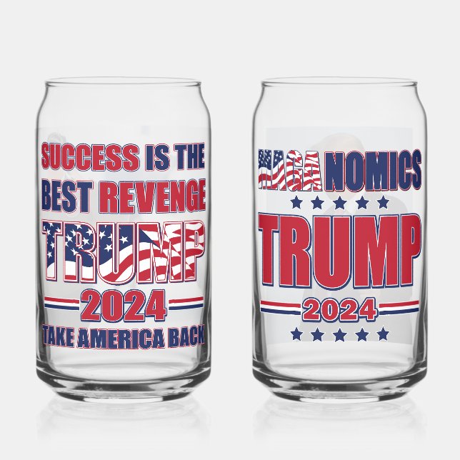 Maganomics Trump 2024 Can Glass (Front)