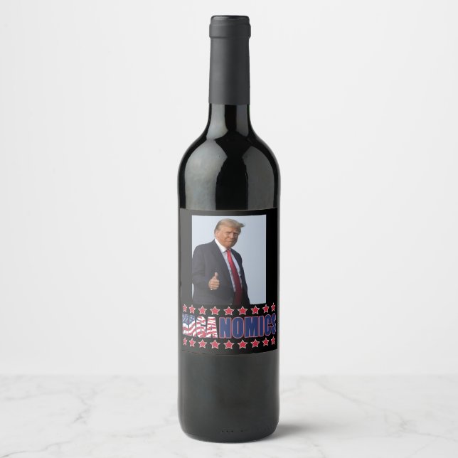 Maganomics Trump 2024 Wine Label (Front)