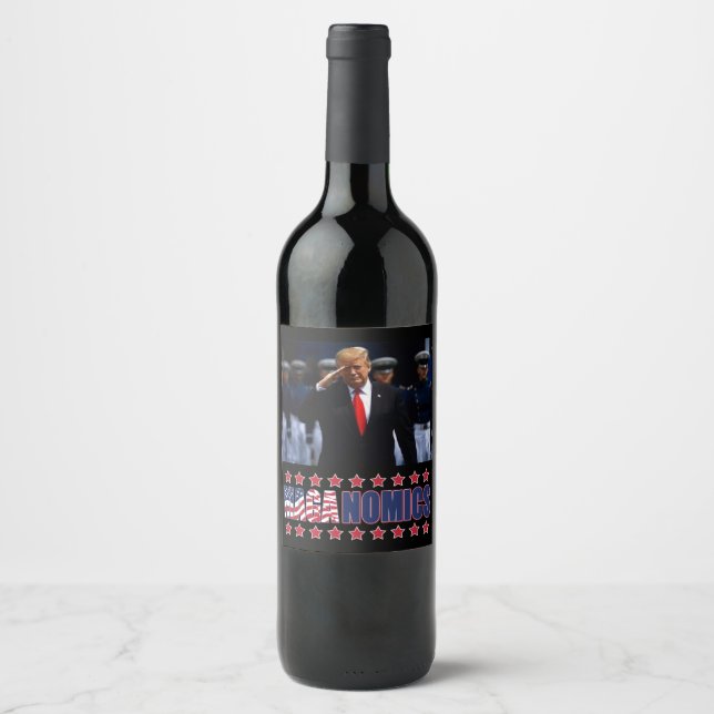 Maganomics Trump 2024 Wine Label (Front)