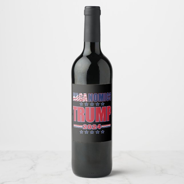 Maganomics Trump 2024 Wine Label (Front)