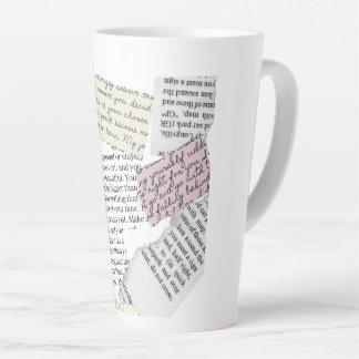 Magazine Aesthetic – Retro Editorial Style Latte Mug
