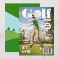 Magazine Celebrity Golf Birthday Party Photo