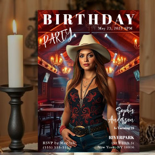 Magazine Cover Birthday Invitation