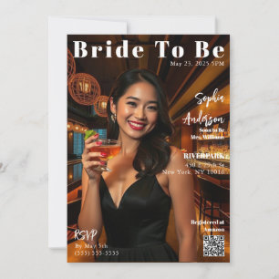 Magazine Cover Bride To Be-Invitation Invitation