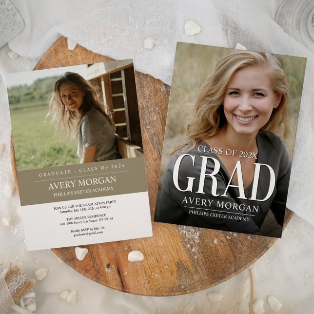 Magazine Cover Graduation  Invitation (Creator Uploaded)