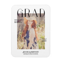 magazine cover photo graduation announcement