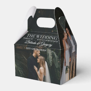 Magazine Editorial Newspaper Photos Wedding Favour Box