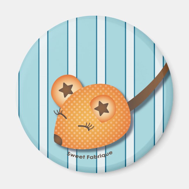 Magazine "Mouse Orange" - Kiwi Doll Collection Magnet (Front)