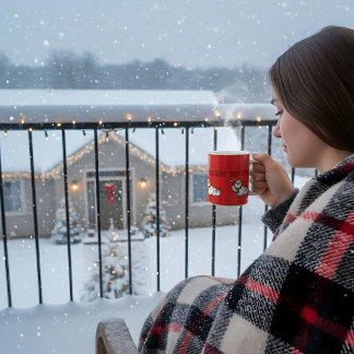 MagChillin' With My Snowmies Cute Snowman Winter Coffee Mug