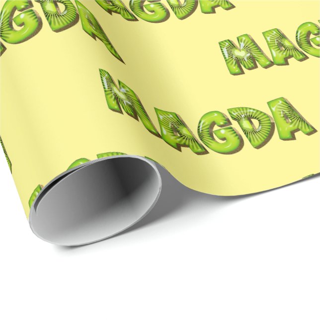 Magda Kiwi Fruit Gift paper wrapping paper (Roll Corner)