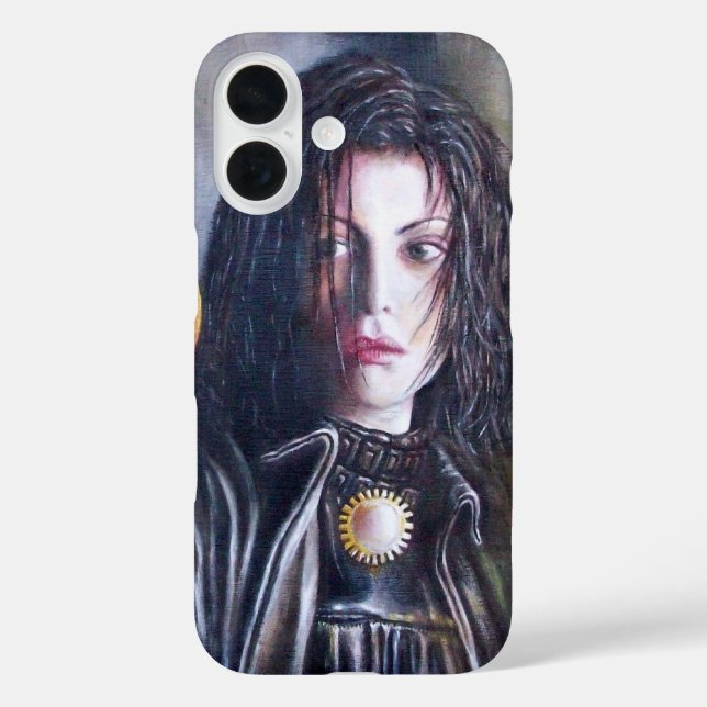 MAGDALEN AND POMEGRANATE Black White Red Case-Mate iPhone Case (Back)