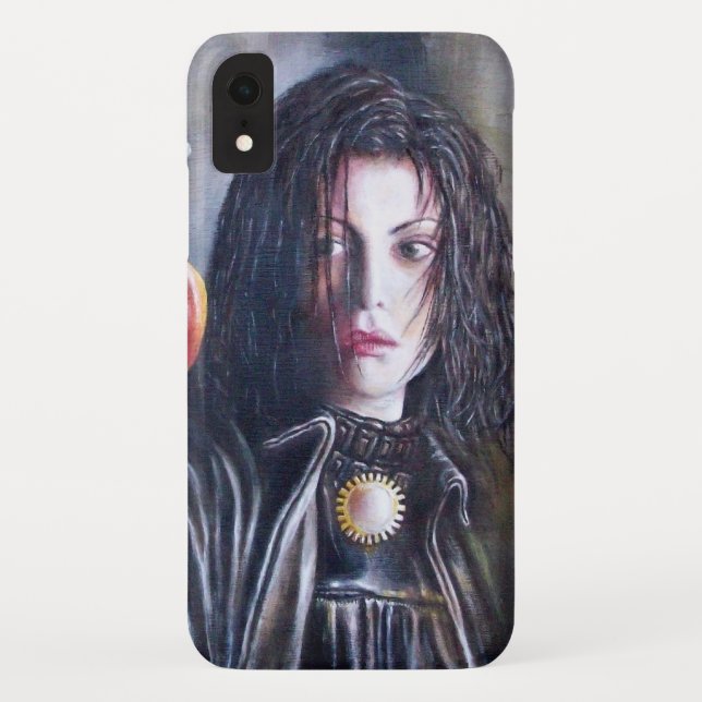 MAGDALEN AND POMEGRANATE Black White Red Case-Mate iPhone Case (Back)