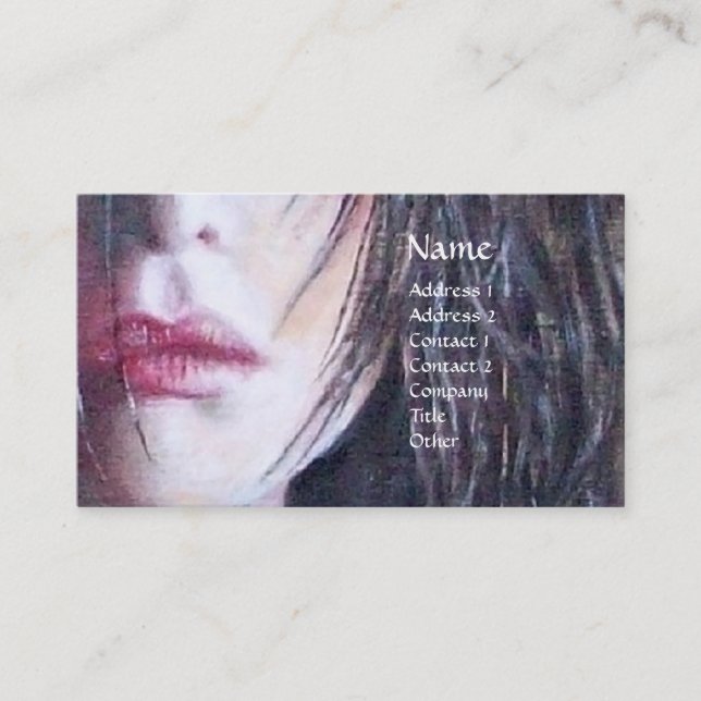 MAGDALEN Beauty salon makeup artist Business Card (Front)