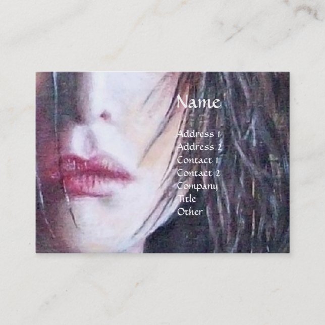 MAGDALEN Beauty salon makeup artist Business Card (Front)