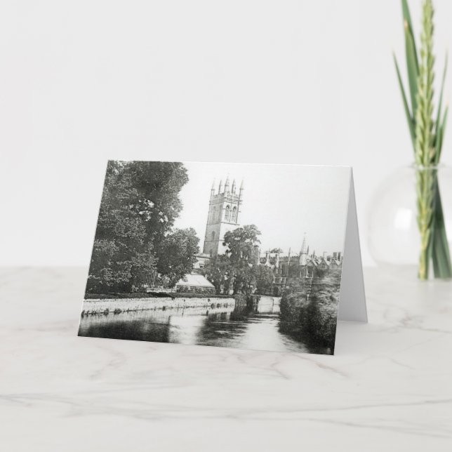 Magdalen College from the Cherwell Card (Front)