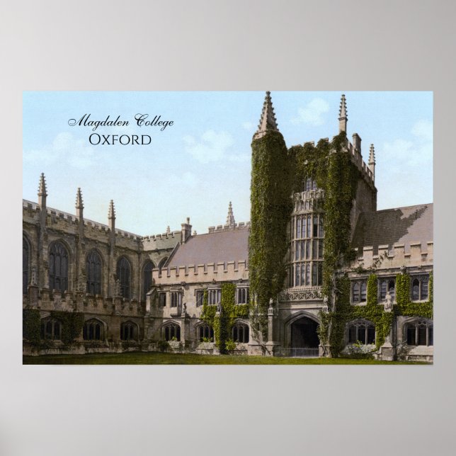 Magdalen College, Oxford (1900) Poster (Front)