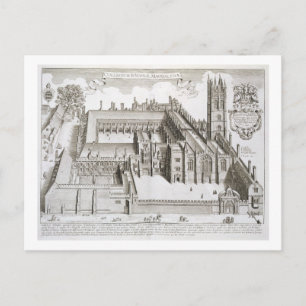Magdalen College, Oxford, from 'Oxonia Illustrata' Postcard