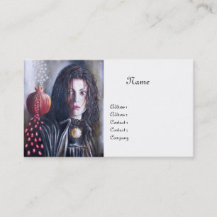 MAGDALEN MONOGRAM white Business Card