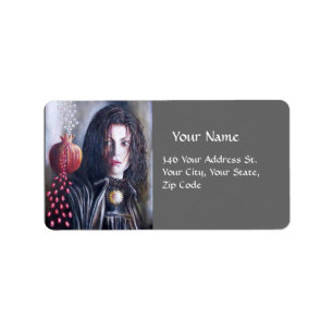 MAGDALEN pink brown red yellow Label