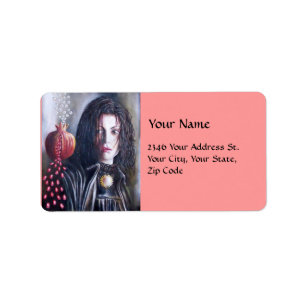 MAGDALEN pink brown red yellow Label