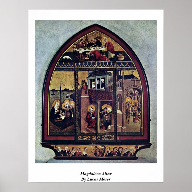 Magdalene Altar By Lucas Moser Poster (Front)