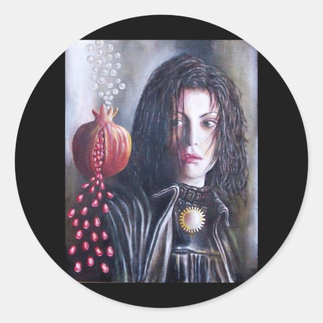 MAGDALENE CLASSIC ROUND STICKER (Front)