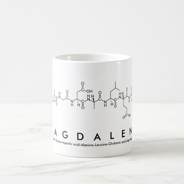 Magdalene peptide name mug (Center)