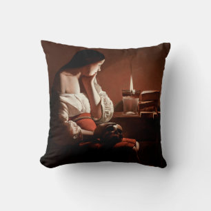 Magdalene with the Smoking Flame, La Tour Cushion