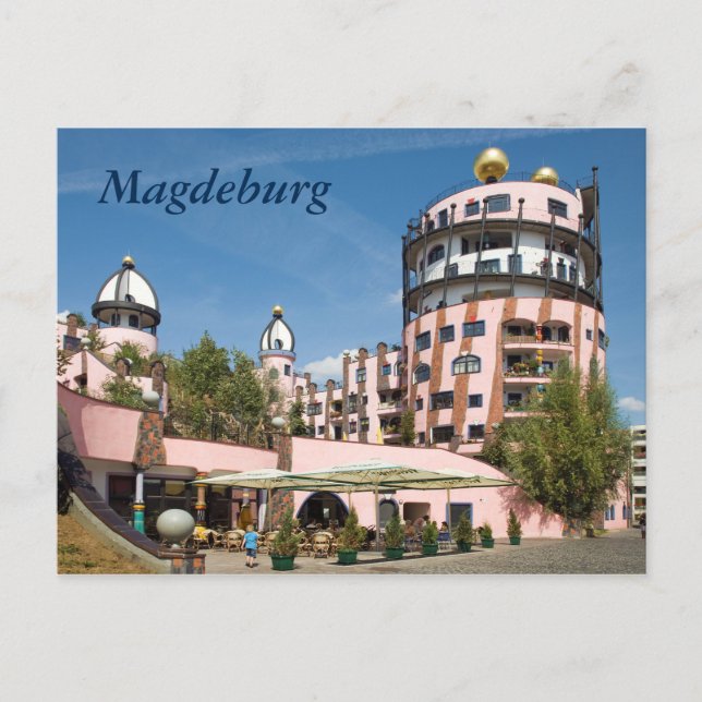 Magdeburg Grüne Zitadelle Postcard (Front)