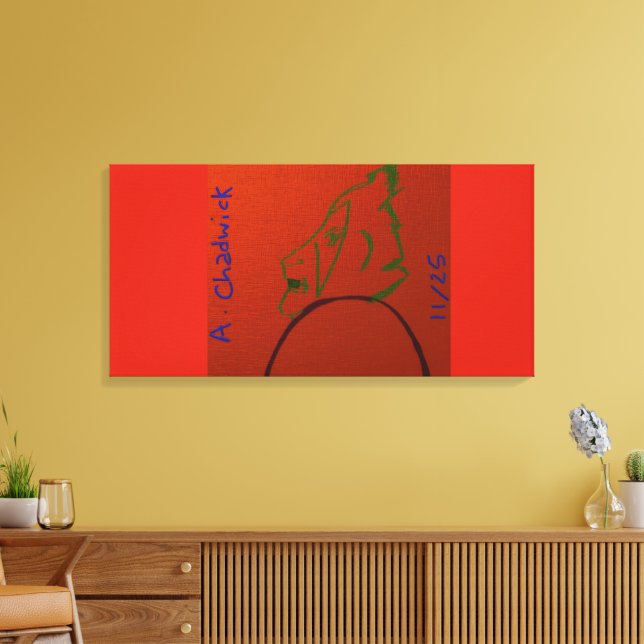 Mage Elder Character Art Canvas Print (Insitu(LivingRoom))