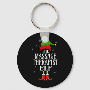 Mage Therapist Elf Xmas Funny Family Matching Chri Key Ring