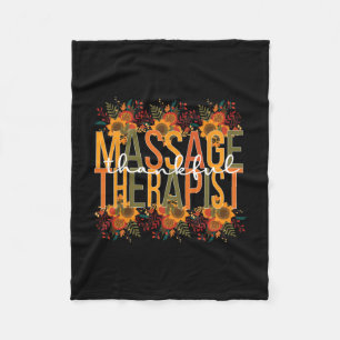 Mage Therapist Thanksgiving Mage Therapy Fleece Blanket