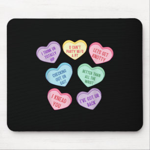 Mage Therapist Valentines Mage Therapy Heart Mouse Mat