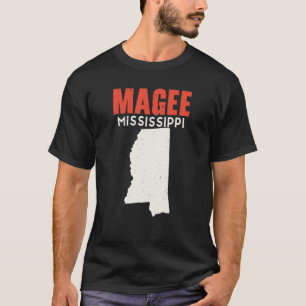Magee Mississippi USA State America Travel Mississ T-Shirt