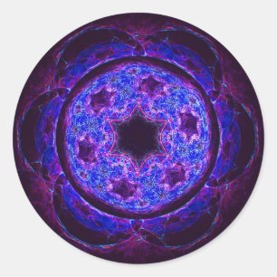 Magen Alef Classic Round Sticker