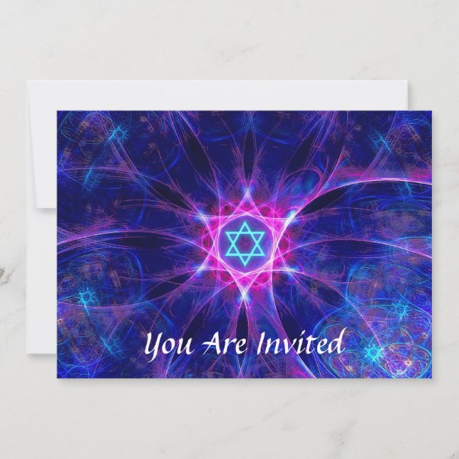 Magen Bet Bar/Bat Mitzvah Invitation (Front)